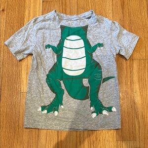 Gray Dinosaur Kids T-Shirt